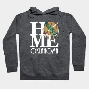 HOME Oklahoma (white text) Hoodie